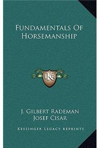 Fundamentals Of Horsemanship