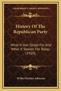 History Of The Republican Party