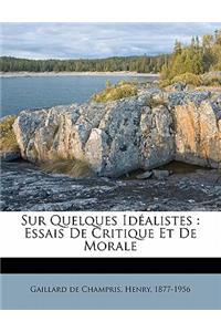 Sur quelques idéalistes