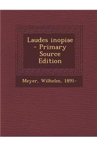 Laudes Inopiae