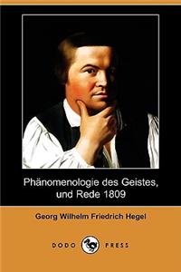 Phanomenologie Des Geistes, Und Rede 1809 (Dodo Press)