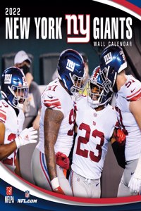 New York Giants 2022 12x12 Team Wall Calendar