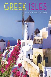 GREEK ISLES 2020 MINI WALL CALENDAR