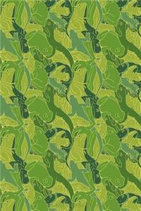 Frogs and Lizards Blank Book