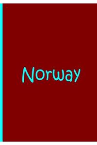 Norway - Notebook / Journal / Extended Lined Pages / Soft Matte Cover