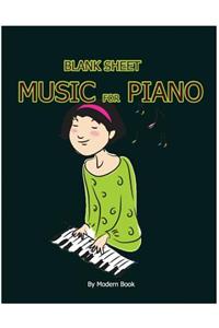 Blank Sheet Music For Piano