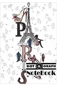 Notebook Dot-grid,graph Paris Girl