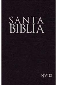 Biblia Compacta-NVI: Nueva version internacional, negra, imitacion piel