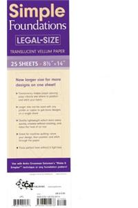 Simple Foundations Legal-Size Translucent Vellum Paper