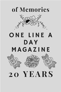 One Line A Day Magazine