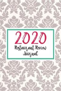 2020 Restaurant Review Journal