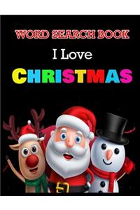 WORD SEARCH BOOK I Love CHRISTMAS