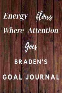 Energy Flows Where Attention Goes Braden's Goal Journal