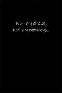 Not my circus, not my monkeys.