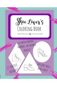 Shoe Lover's Coloring Book