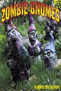 Zombie Gnomes 2018 Wall Calendar