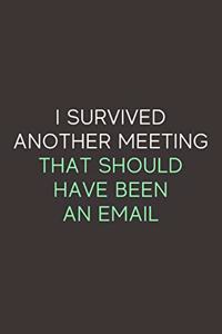 I Survived Another Meeting That Should Have Been An Email