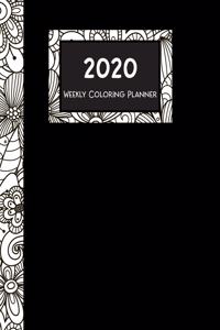 2020 Weekly Coloring Planner