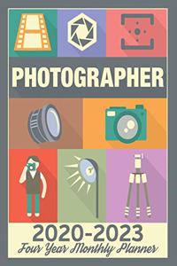 Photographer 2020-2023 Four Year Monthly Planner