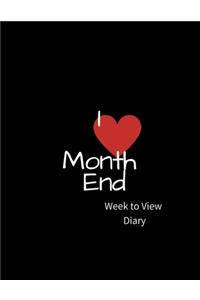 I Month End Week to view Diary