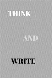 Think and write