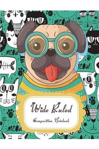 Wide Ruled Composition Notebook
