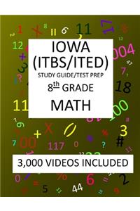 8th Grade IOWA ITBS ITED, 2019 MATH, Test Prep