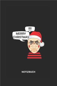 Merry Christmas Notizbuch