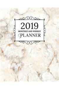 2019 Monthly and Weekly Planner