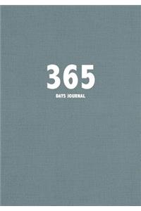 365 Days Journal, Journal Dark Green: Luxurious 365 Days Notebook, Blank Pages, 365 Pages, Planner, Sketchbook, Diary, School Supplies, Office Supplies