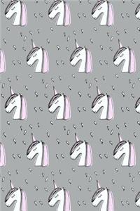 Bullet Journal Notebook Sketchy Unicorns Pattern 7