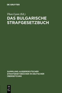 bulgarische Strafgesetzbuch