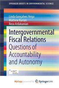 Intergovernmental Fiscal Relations