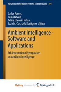 Ambient Intelligence - Software and Applications