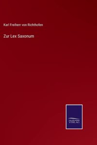 Zur Lex Saxonum