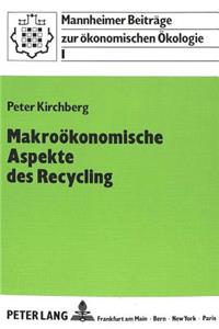 Makrooekonomische Aspekte des Recycling