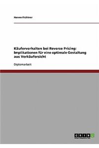 Käuferverhalten bei Reverse Pricing