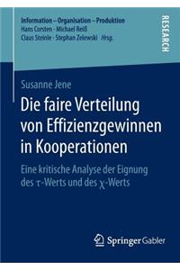 Die faire Verteilung von Effizienzgewinnen in Kooperationen