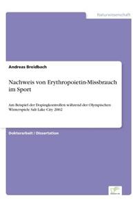 Nachweis von Erythropoietin-Missbrauch im Sport
