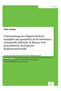 Untersuchung des Abgasverhaltens bezüglich der gesetzlich nicht limitierten Schadstoffe Aldehyde & Ketone bzw. polyzyklische aromatische Kohlenwasserstoffe