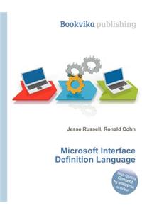 Microsoft Interface Definition Language