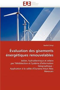 Évaluation Des Gisements Énergétiques Renouvelables