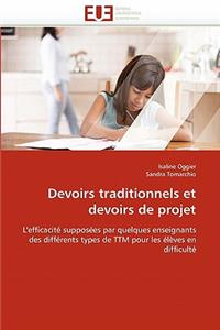 Devoirs Traditionnels Et Devoirs de Projet