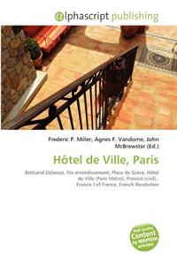 Hotel de Ville, Paris