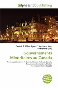 Gouvernements Minoritaires Au Canada