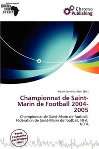 Championnat de Saint-Marin de Football 2004-2005