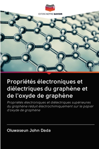 Propriétés électroniques et diélectriques du graphène et de l'oxyde de graphène