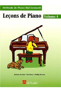 Piano Lessons Book 4 - French Edition