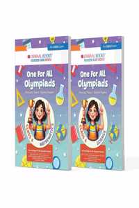 Oswaal One For All Olympiad Previous Years Solved Papers Class 6 (Set of 2 Books) Maths & Science for 2025 Exam