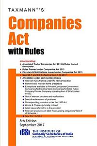Companies Act With Rules (Paperback Edition)